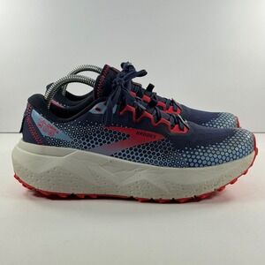 Brooks Caldera 6 Mens Trail Running Shoes Navy Blue Red 1203661B422 Size 9